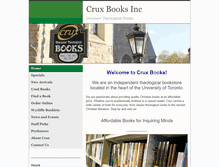 Tablet Screenshot of cruxbooks.com